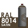 3696 - Bombe de peinture 400ml Satin RAL 8014 Brun Sépia