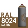 Bombe de peinture 400ml Satin RAL 8024 Brun Beige