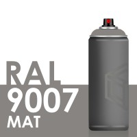 Bombe de peinture 400ml Mat RAL 9007 Aluminium Gris