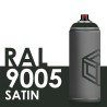 3728 - Bombe de peinture 400ml Satin RAL 9005 Noir Foncé