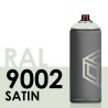 3722 - Bombe de peinture 400ml Satin RAL 9002 Blanc Gris