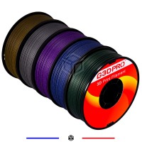 Pack Iridescent Brillant Métallisé PLA G3D PRO® - Finition Premium