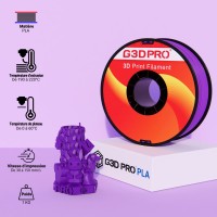 Fil 3D PLA  1 Kg 1.75 mm Violet