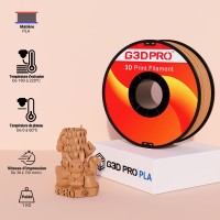 Fil 3D PLA 1 Kg 1.75 mm Marron