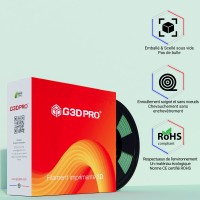 Filament 3D PLA Métallisé Vert 1.75mm 1 kg - Grossiste 3D