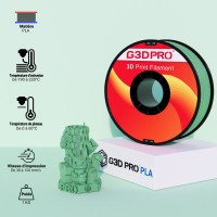 Filament 3D PLA Métallisé Vert 1.75mm 1 kg