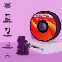Filament 3D PLA Métallisé violet  1.75mm 1 kg - Grossiste 3D