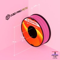 Filament 3D PETG 1 Kg Rose 1.75 mm