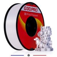Filament 3D Silk Glossy 1 Kg Blanc 1.75 mm