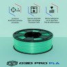 Filament 3D Vert Satiné 1.75 mm – Bobine 1 kg Effet Soie Brillante