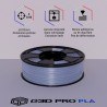 Filament 3D Silk Glossy 1 Kg Argent Gris 1.75 mm