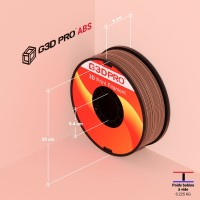 Fil 3D ABS 1 Kg 1.75 mm marron
