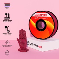 Fil 3D ABS 1 Kg 1.75 mm Dark Rouge