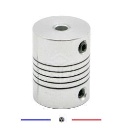 Coupleur aluminium D19L25 4*6mm