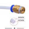 Connecteur Pneumatique PC4-01
