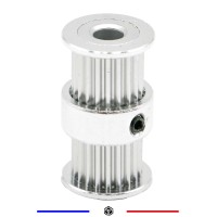 Poulie de distribution à double tête GT2-10-20T inner 5mm