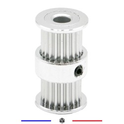 Poulie de distribution à double tête GT2-10-20T inner 5mm