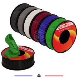 Pack TPU G3D PRO® 7×800g 1.75 mm – 6+1 Gratuit – Filament Flexible 95A
